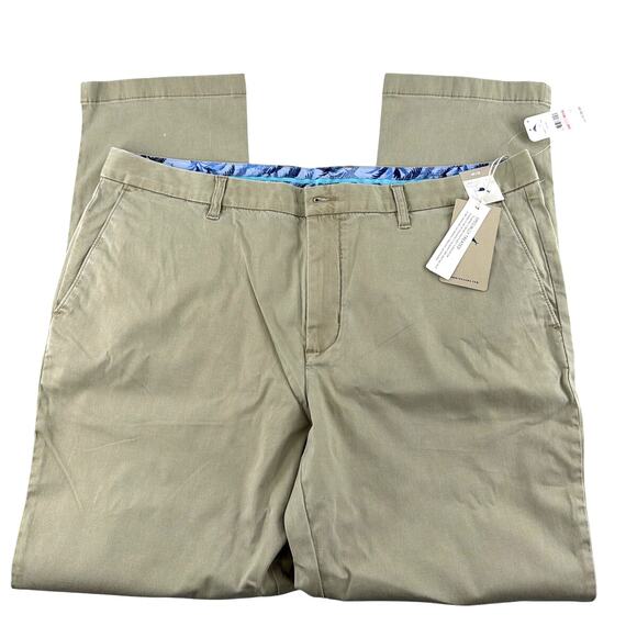 Tommy Bahama Men's Khaki Boracay Flat Front Chino Pants Size 40 - Picture 5 of 10